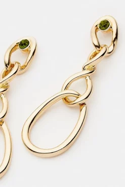 Flash Sale ✨ Karen Millen Gold Plated Twisted Drop Earrings ⌛ -Karen Millen Shoes Shop akk00856 gold xl 3