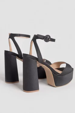 Wholesale ✔️ Karen Millen 70's Platform 🩴 Sandal 😀 -Karen Millen Shoes Shop akk03622 black xl 3