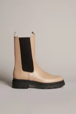 Wholesale 🔥 Karen Millen Mid Calf Leather Chelsea Boot ✨ -Karen Millen Shoes Shop akk03641 off20white xl 2