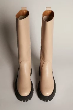 Flash Sale 👍 Karen Millen Leather Knee High Flat Boot 👏 -Karen Millen Shoes Shop akk03691 off20white xl 5