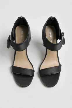Promo 😉 Karen Millen Satin Tassel Trim 👠 Heels 🔔 -Karen Millen Shoes Shop akk07292 black xl 3