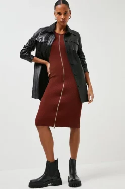 Best Sale 😉 Karen Millen Leather Ankle Chelsea Boot 🔥