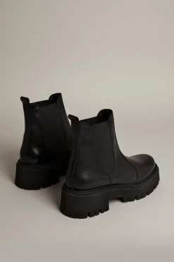 Best Sale 😉 Karen Millen Leather Ankle Chelsea Boot 🔥 -Karen Millen Shoes Shop bkk00120 black xl 5