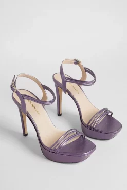 Best Pirce π₯ Karen Millen Metallic Leather Strappy Platform π©΄ Sandals π 11 Best Pirce π₯ Karen Millen Metallic Leather Strappy Platform π©΄ Sandals π -Karen Millen Shoes Shop bkk00497 purple xl 2