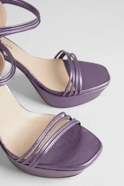 Best Pirce π₯ Karen Millen Metallic Leather Strappy Platform π©΄ Sandals π 12 Best Pirce π₯ Karen Millen Metallic Leather Strappy Platform π©΄ Sandals π -Karen Millen Shoes Shop bkk00497 purple xl 3