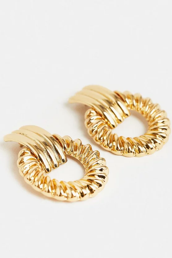 Brand new βοΈ Karen Millen Gold Plated Twisted Earrings π 4 Brand new βοΈ Karen Millen Gold Plated Twisted Earrings π - Image 4