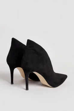Outlet 🥰 Karen Millen Premium Suede Point Ankle Boot ⌛ -Karen Millen Shoes Shop bkk01430 black xl 2