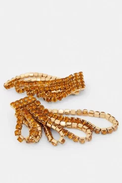 Budget 💯 Karen Millen Topaz Gem Drop Earrings 👍 -Karen Millen Shoes Shop bkk02799 gold xl 3