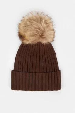 Best Pirce π Karen Millen Cashmere Blend Ribbed Pom Hat π€© 7 Best Pirce π Karen Millen Cashmere Blend Ribbed Pom Hat π€© -Karen Millen Shoes Shop bkk03041 choc20brown xl 3