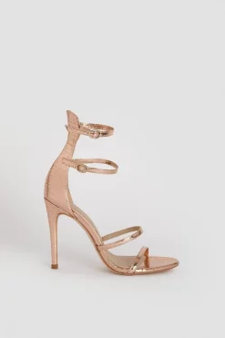 Cheapest 🧨 Karen Millen 4 Strap Croc 🩴 Sandal 🔔 -Karen Millen Shoes Shop bkk03281 pink xl 4