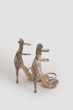 Cheapest 🌟 Karen Millen 4 Strap Leather 🩴 Sandal 💯 -Karen Millen Shoes Shop bkk03282 snake xl 3