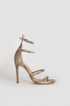 Cheapest 🌟 Karen Millen 4 Strap Leather 🩴 Sandal 💯 -Karen Millen Shoes Shop bkk03282 snake xl 4
