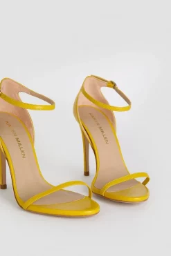 Cheap 🛒 Karen Millen Leather Low Cut 2 Strap 🩴 Sandal ⭐ -Karen Millen Shoes Shop bkk03284 lime xl 3