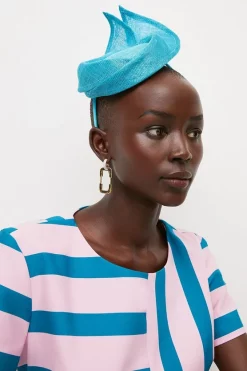 Wholesale 🛒 Karen Millen Leaf Detail Pillbox Fascinator ⌛