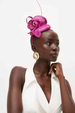 Wholesale 🎉 Karen Millen Loop Bow Pillbox Fascinator 🥰