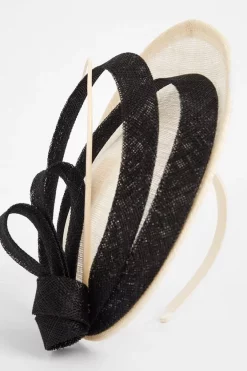 Buy 😉 Karen Millen Contrast Loop Detail Fascinator ⭐ -Karen Millen Shoes Shop bkk04448 mono xl 2