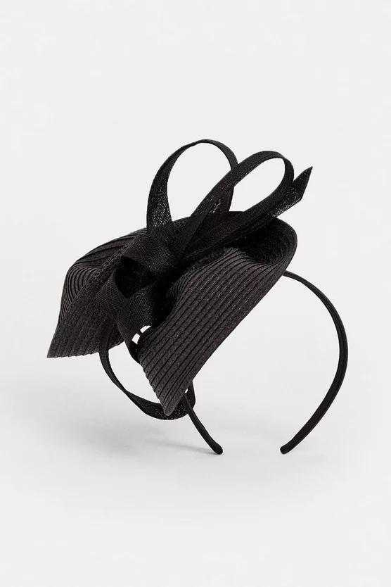 Best Sale 𧨠Karen Millen Asymmetric Bow Headband Fascinator 𧨠2 Best Sale 𧨠Karen Millen Asymmetric Bow Headband Fascinator 𧨠- Image 2