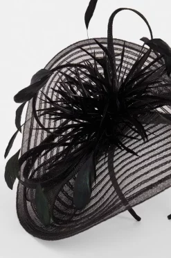 Best Pirce 🥰 Karen Millen Feather Detail Fascinator 🎁 -Karen Millen Shoes Shop bkk04697 black xl 2