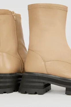 Best Pirce 🧨 Karen Millen Leather Zip Up Ankle Boot 😉 -Karen Millen Shoes Shop bkk04953 cream xl 3