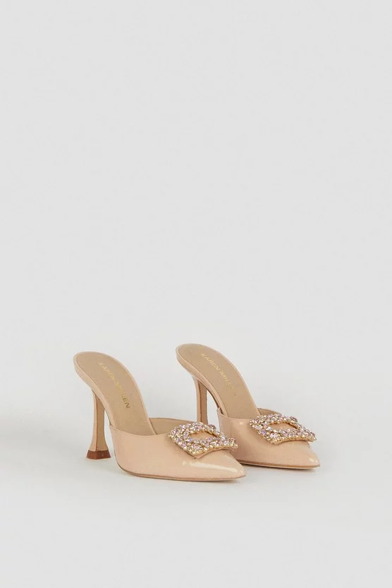 Deals π Karen Millen Patent Leather Embellished Trim Court π Shoe π 6 Deals π Karen Millen Patent Leather Embellished Trim Court π Shoe π - Image 6