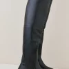 Hot Sale 🤩 Karen Millen Leather Flat Over The Knee Boot 🔔