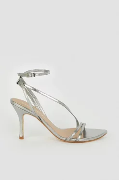 Brand new β Karen Millen Leather Strappy Pointed Classic Heel π 9 Brand new β Karen Millen Leather Strappy Pointed Classic Heel π -Karen Millen Shoes Shop bkk05896 silver xl 2