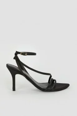 Best Pirce π Karen Millen Satin Strappy Pointed Classic Heel π 10 Best Pirce π Karen Millen Satin Strappy Pointed Classic Heel π -Karen Millen Shoes Shop bkk05897 black xl 4