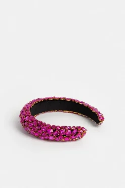 Hot Sale 👍 Karen Millen Jewelled Detail Headband 👏 -Karen Millen Shoes Shop bkk05952 pink xl 3