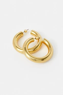 Deals 😉 Karen Millen Gold Plated Timeless Hoop Earrings 🎉 -Karen Millen Shoes Shop bkk06205 gold xl 3