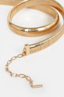 Buy 🔔 Karen Millen Chunky Snake Chain Belt 🤩 -Karen Millen Shoes Shop bkk06361 gold xl 3