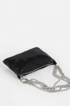 Best deal ✨ Karen Millen Multi Chain Chainmail Shoulder Bag 👍 -Karen Millen Shoes Shop bkk07034 black xl 2