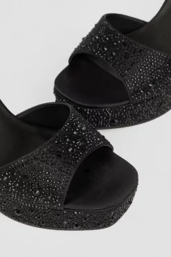 Best deal 🛒 Karen Millen Heatseal Detail Diamante Platform 😍 -Karen Millen Shoes Shop bkk07700 black xl 2