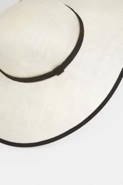 Hot Sale ✨ Karen Millen Grosgrain Trim Large Disc Fascinator 🤩 -Karen Millen Shoes Shop bkk07862 ivory xl 2