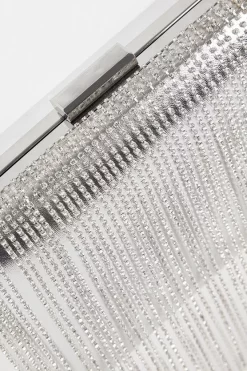 Coupon 🎉 Karen Millen Metallic Diamante Dangle Detail Clutch Bag 🥰 -Karen Millen Shoes Shop bkk07912 silver xl 3