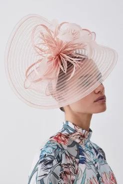 Best Pirce 🥰 Karen Millen Feather Detail Fascinator 🎁 -Karen Millen Shoes Shop womens black feather detail fascinator 3