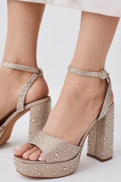 Best deal 🛒 Karen Millen Heatseal Detail Diamante Platform 😍 -Karen Millen Shoes Shop womens black heatseal detail diamante platform 2