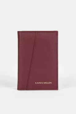 Brand new 🛒 Karen Millen Leather Passport Holder 😍 -Karen Millen Shoes Shop womens burgundy leather passport holder 1
