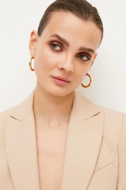 Coupon 🥰 Karen Millen Chunky Hoops 🛒 -Karen Millen Shoes Shop womens gold chunky hoops