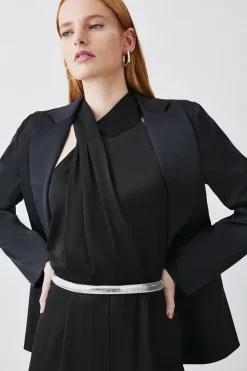 Buy 🔔 Karen Millen Chunky Snake Chain Belt 🤩 -Karen Millen Shoes Shop womens gold chunky snake chain belt 1