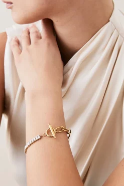 Top 10 ✔️ Karen Millen Gold Plated Half Chain Half Diamante Bracelet 🎉 -Karen Millen Shoes Shop womens gold gold plated half chain half diamante bracelet