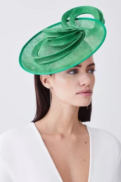 Top 10 😍 Karen Millen Asymmetric Disc Headband Fascinator 👍 -Karen Millen Shoes Shop womens green asymmetric disc headband fascinator 4