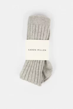 Best reviews of ⭐ Karen Millen Cashmere Blend Slouchy Sock ⭐ -Karen Millen Shoes Shop womens ivory cashmere blend slouchy sock 1