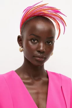 Top 10 ⭐ Karen Millen Sinnamay Petal Headband 🔔 -Karen Millen Shoes Shop womens multi sinnamay petal headband